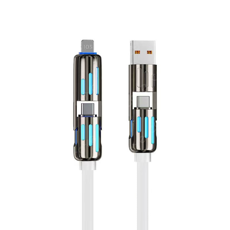 PD60W Fast Charge Liquid Silicone Multi-Interface Data Cable