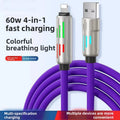 PD60W Fast Charge Liquid Silicone Multi-Interface Data Cable