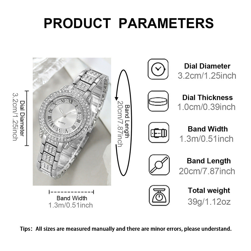 Women's Diamond Accent Quartz Watch Set