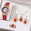 Fashion Women's Watch Set Casual Quartz Wristwatch