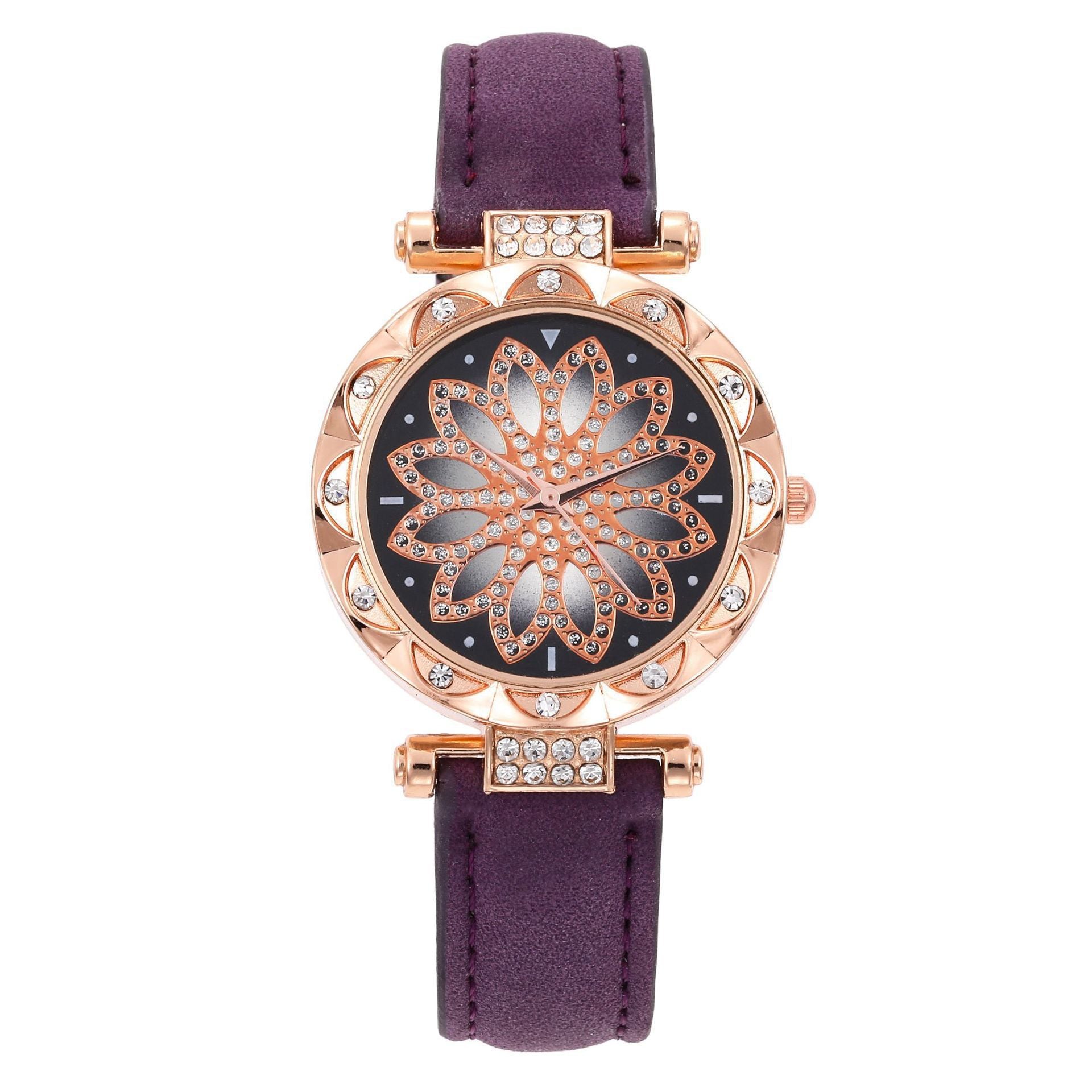 Fashion Women's Watch Set Casual Quartz Wristwatch