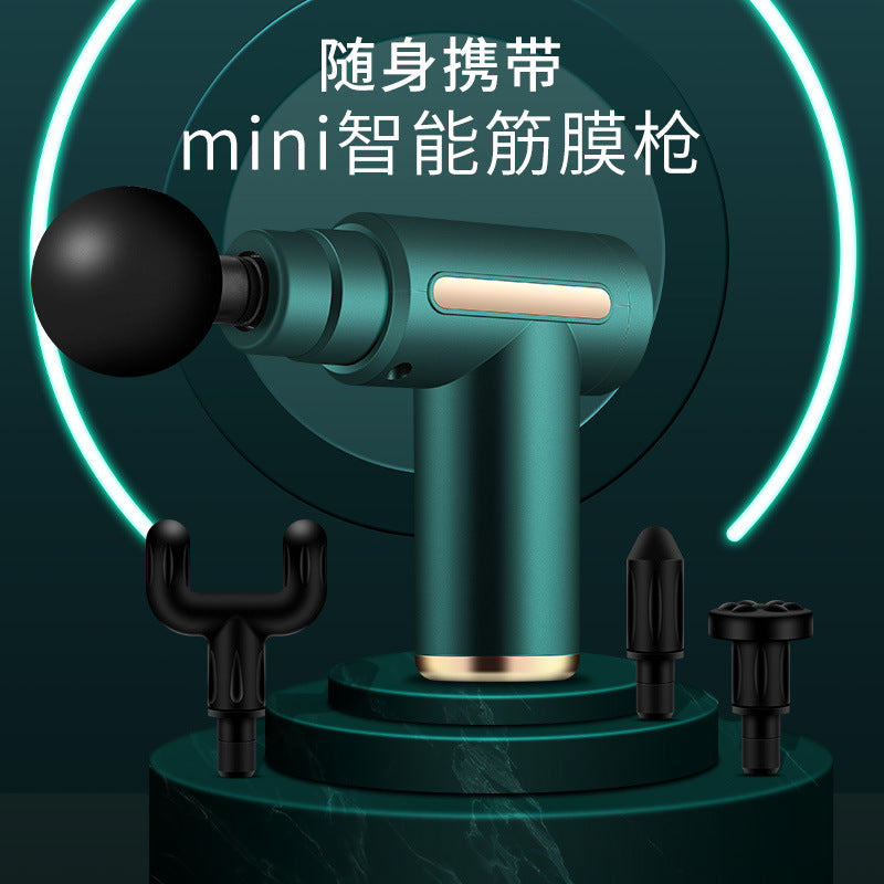 Cross border portable mini muscle relaxation electric massager small ladies mini massage gun 720 fascia gun