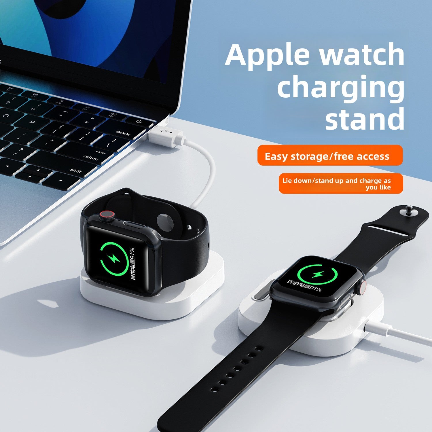 Apple Watch Magnetic Wireless Charger Foldable Charging Pad