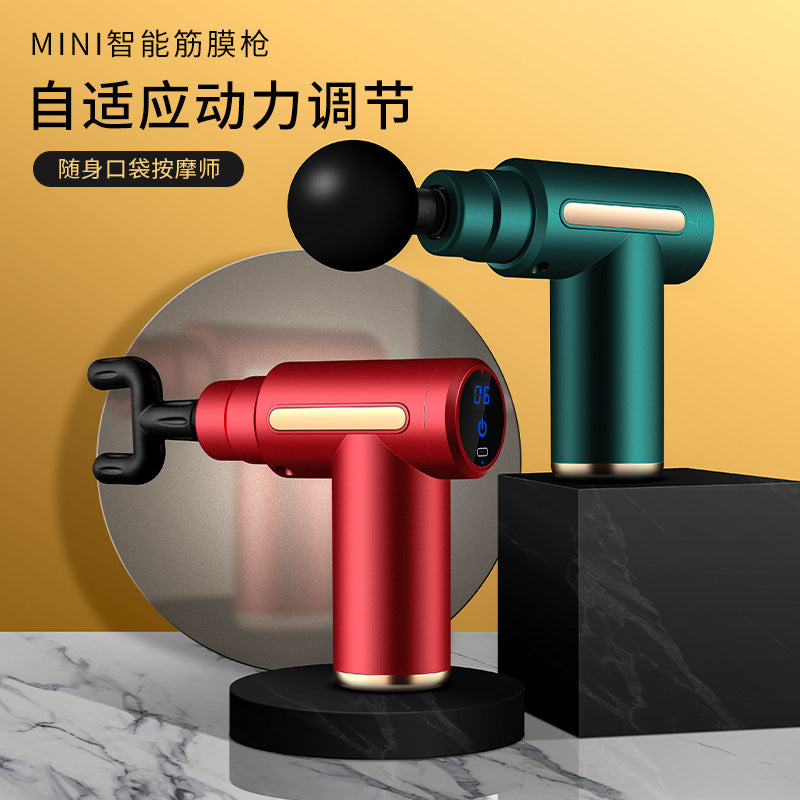 Cross border portable mini muscle relaxation electric massager small ladies mini massage gun 720 fascia gun